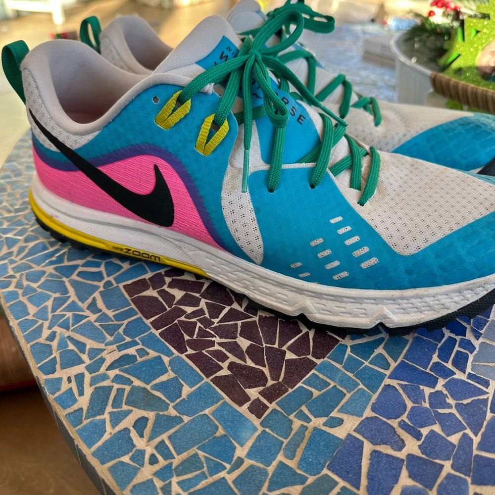 Nike Blue and Pink wild horse Running Shoes